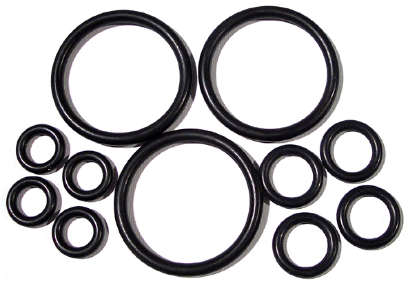 O-Ring Nullring Rundring 18,77 x 1,78 mm BS018 EPDM 70 Shore A schwarz 30 St. 